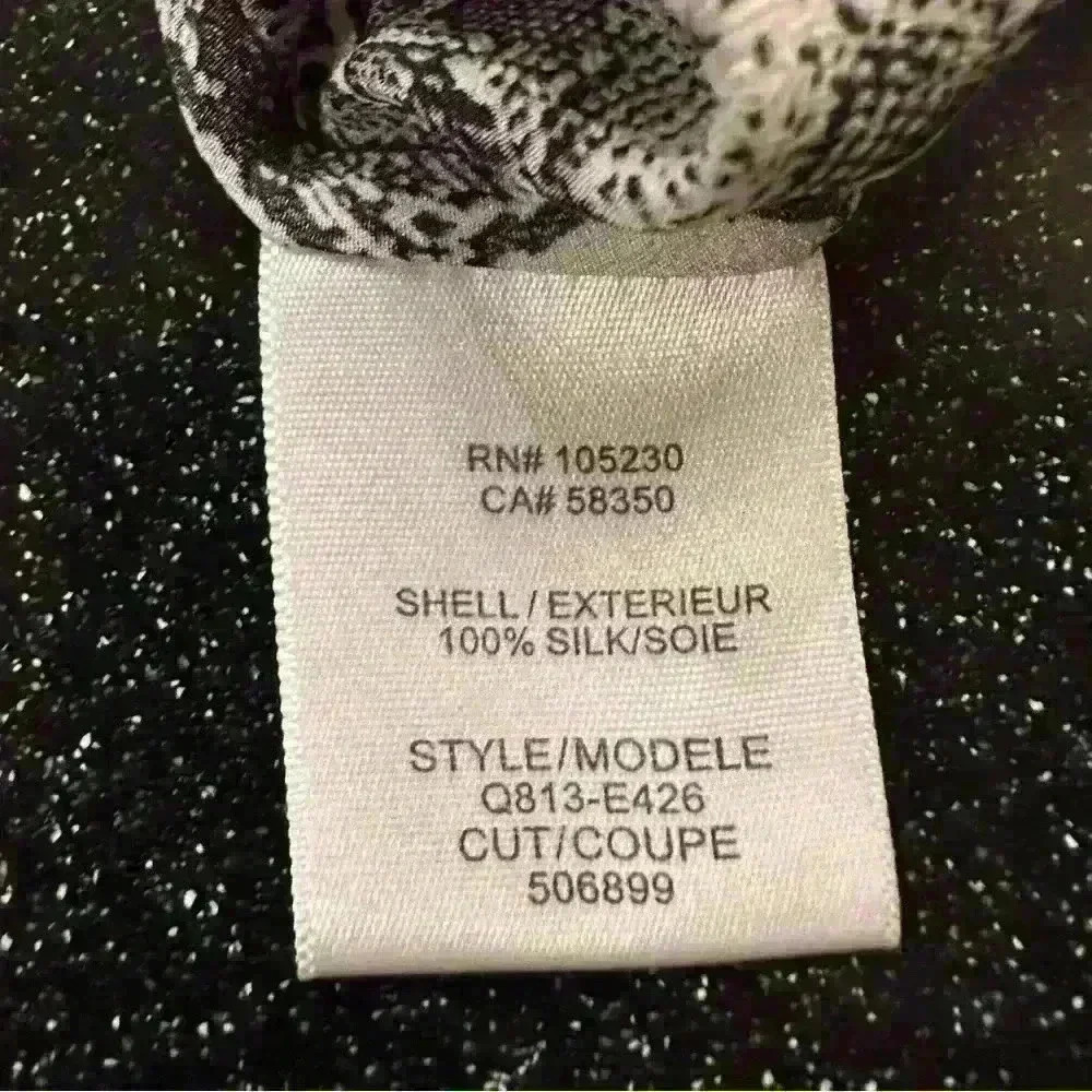 Equipment silk top in snake print - Picture 4 of 6